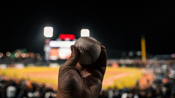 white baseball