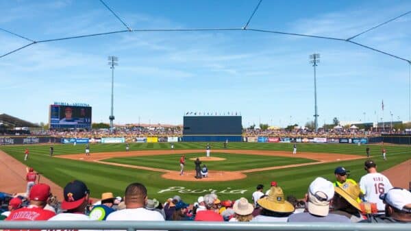 people inside stadium watching baseball game
